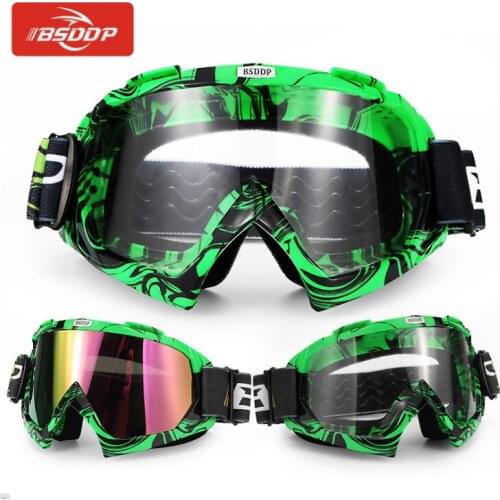 Universal New motorcycle riding anti-fall goggles off-road racing helmet goggles wind and sand ski goggles