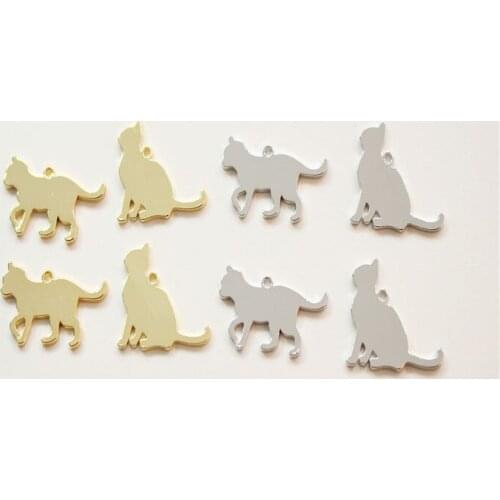 Wholesale 30pcs/lot cartoon cute cats shape animals copper flaoting locket charms diy jewelry earring/garment pendant accessory