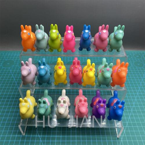 Original multi-style Q cute RODY jumping horse soft rubber pinch will be called a model toy figure ornament