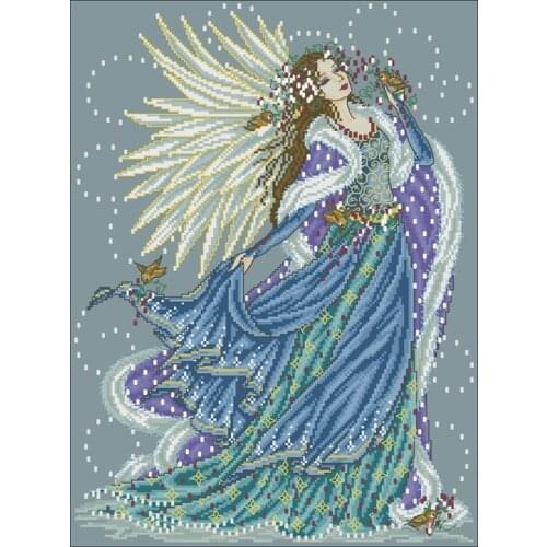 Genuine Product Egypt Long-staple Cotton Self-Made cross stitch kits Suite Joan Elliott- Christmas Angel
