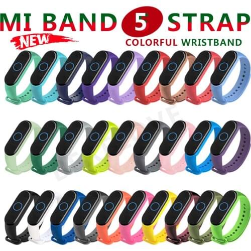 Mi Band 5 Strap Wrist Strap For Xiaomi Mi Band 5 Bracelet Silicone Miband 5 Miband5 NFC Correa Accessories Smart Mi5 Protector