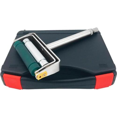 DHL SHIP Manual Ink Printing Film Applicator Ink Proofer Manual Color Wheel Metal Anilox Roller Rubber Roller Ink Sampler Tool