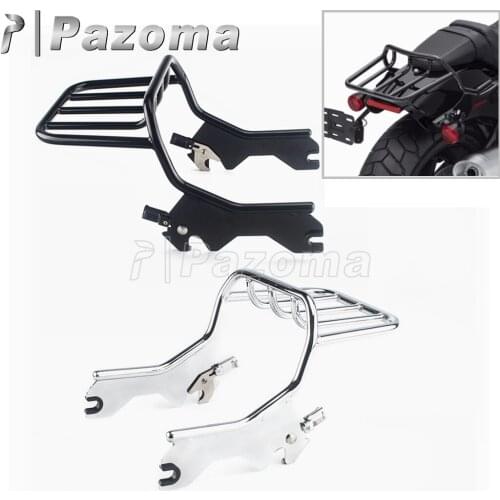 Motorcycle Detachable Steel Rear Luggage Support Shelf Racks for For Harley Softail FLDE FLHC FXBB FXST 114 FLHCS FLSL 2018-2020