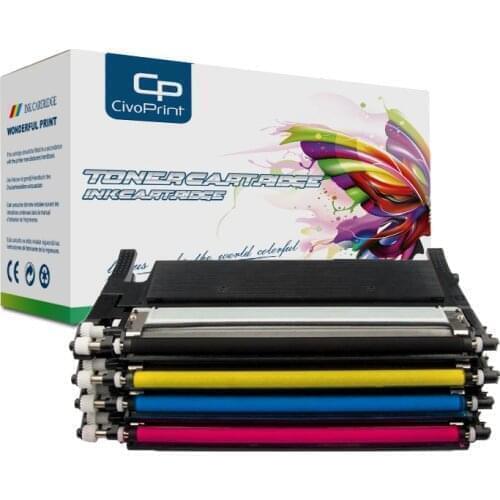 Civoprint Compatible color toner cartridge for samsung 510 CLT510 CLT-510 4 colors KCMY Samsung SL-C513 printer with chip