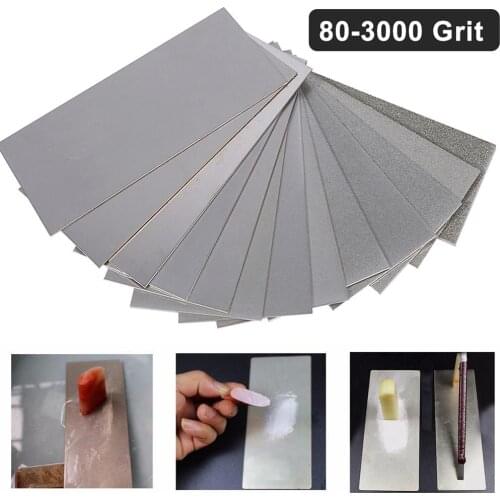 80-3000 grit Diamond stone Sheet Sharpening stone knife sharpener Kitchen knife grinding tools sharpener Garden Abrasives