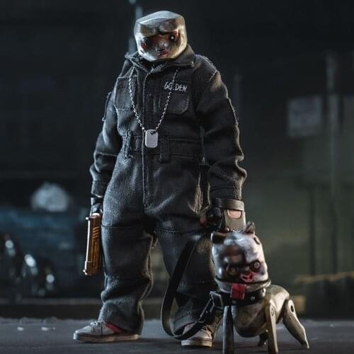 In Stock For Collection 1/12 Scale Male Solider PES022 GOLDEN DOG Head Action Figure Model for Fans Holiday Gifts