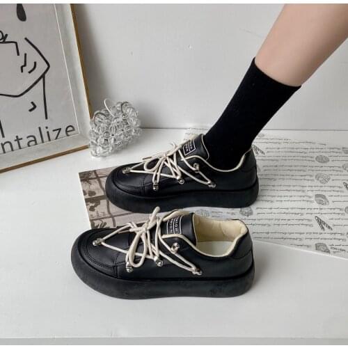 2021 Womens Sneakers Thick Bottom Casual Black Shoes Sports Running Single Shoes Women Tennis Female Womens Sports Shoes