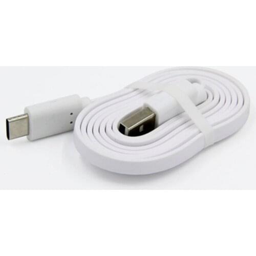 1 meter 2A type-c digital product charging cable, noodle flat cable data cable, digital product fast charging cable