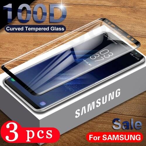 3Pcs full cover protective film for samsung galaxy note 10 plus pro 10 lite 9 8 tempered glass phone screen protector smartphone