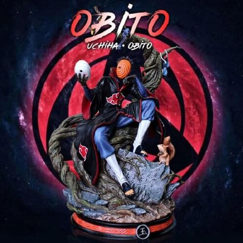 32cm PVC Anime Naruto GK Akatsuki Series Affiy Scene Statue Hobby Collection Model Boxed Figure Toys For Children