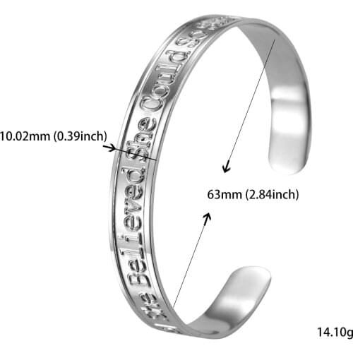 Apricot Fu Engraved Bracelets