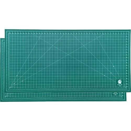 60cm×120cm Double-sided Self-healing Plate PVC Cutting Pad Patchwork Mat Artist Manual Sculpture Tool Home Carving Scale Board