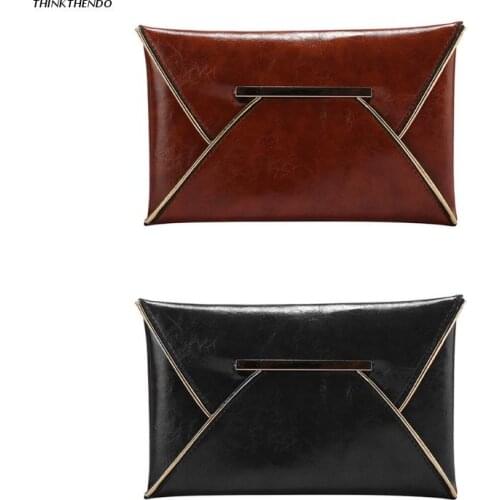 Elegant PU Clutch Bag Envelope Clutch Bag Casual Handbags Party Prom Purse