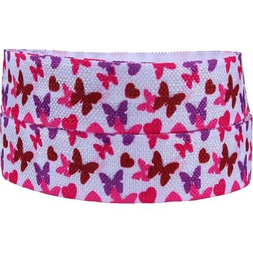 FLRA FOE FLORA ribbon wholesale valentine butterfly foe ribbons fold over elastic ribbon
