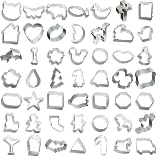 Cookie Molds Cutter Aluminum Alloy Material DIY Party Baking Cute Shape Cookie Mold Cake Kitchen Tools 1pc