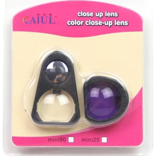 Instax Mini Close Up Lens Set With Selfie Portrait Mirror and Purple Color Filter For Fujifilm Instax Mini 90 Instant Camera