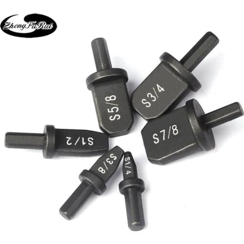 Air Conditioning Copper Pipe Reamer Pipe Expander 6-Piece Electric Pipe Expansion Head Oral Repair Forging Tool