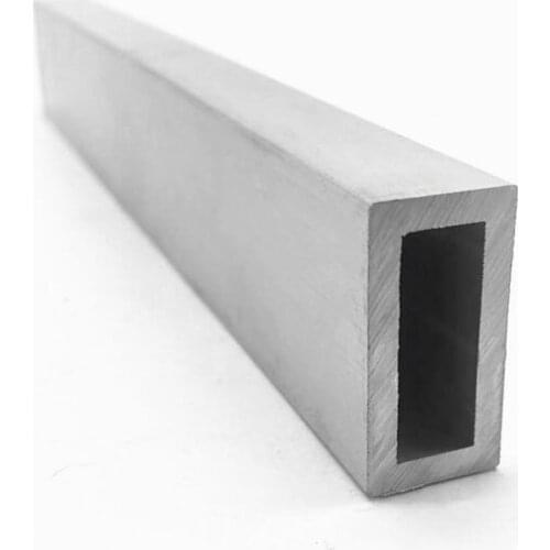 15mm*30mm*3mm square tube aluminum alloy hollow pipe rectangle straight duct vessel 100/200/300/400/500/550mm length