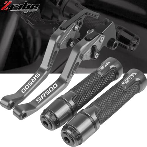 Motorcycle Accessories Brakes Extendable Clutch Levers Handle Bar Motorbike Parts For YAMAHA SR500 1978-1991 SR 500 1979 1990 91