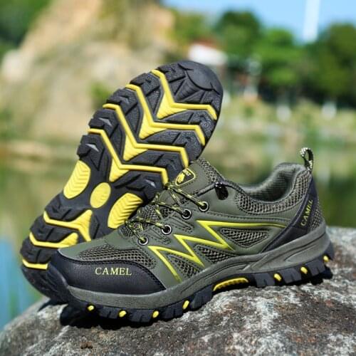 Man Hiking Shoes Breathable Tactical Combat Army Boots Women Desert Training Sneakers Outdoor Anti-Slip Trekking Shoes Unisex