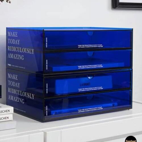 Porta Mascarilla Desktop Cosmetic Storage Box держатель для пульта Cable Organizer Stationery Jewelry Rack Acrylic Office Drawer