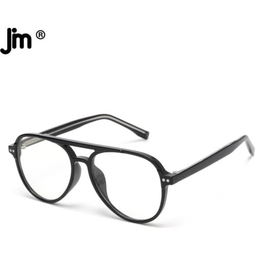 2021 New Ultralight Pilot Double Bridge Blue Light Glasses for Men Women Brand Designer Anti Blue Ray Eyeglasses