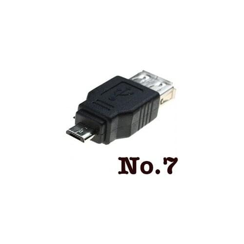Wholesale 200pcs/lot USB 2.0 A Female to Micro USB B 5 Pin male F M Converter cable Adapter