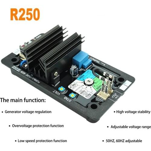 R250 Generator Set Automatic Voltage Regulator Generator Avr Voltage Regulator Board