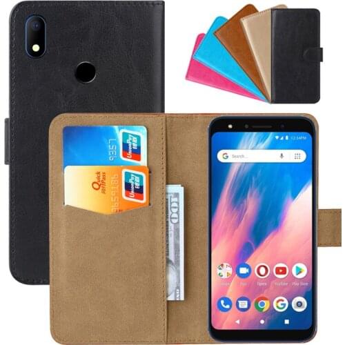 Luxury Wallet Case For Blu G6 PU Leather Retro Flip Cover Magnetic Fashion Cases Strap