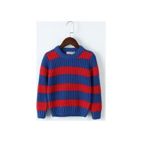 High quality autumn and winter boys sweater round neck pullovers kids clothes fashion mixed color sweaters