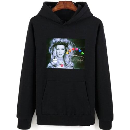 New Celine Dion Hoodie Autumn Winter Sweatshirts Men/women Fashion Clothes Kids Pullovers Hip Hop Celine Dion Outwear Cool Top