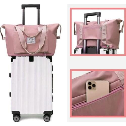 Fashion Large Travel Bag Women Cabin Tote Bag Handbag Waterproof Women Weekend Gym Multifunctional Bag