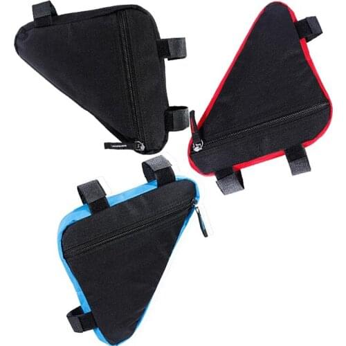 Waterproof Triangle Bicycle Bag Front Tube Frame Bag Mountain Bike Cycling Pouch Frame Holder Saddle Bags Bike Accessories