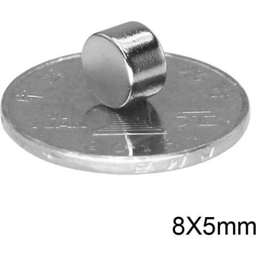 10~200PCS 8x5 mm Small Round Magnet disc 8mm*5mm Neodymium Magnet Dia 8x5mm Permanent NdFeB Strong Powerful Magnet 8*5 mm N35