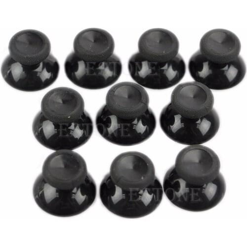 10pc Replacement Analog Thumbstick Thumb Stick for Controller Black New