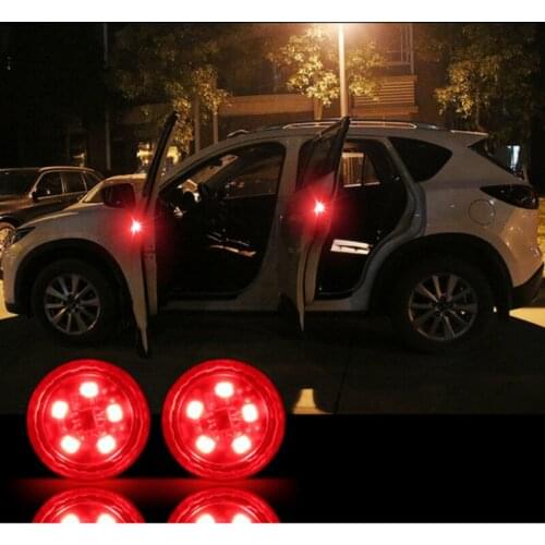 2pcs Car Styling Magnetic Wireless LED Car Door Opening Warning Lights Accessories For Opel Mokka Corsa Astra G J H insignia