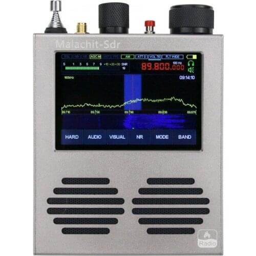 3.5" Touch Screen 50KHz-2GHz Malahit-SDR Receiver DSP Radio Receiver Support Firmware 1.10a Version