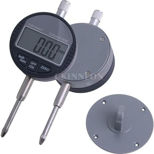 DHL 20PCS 0.01mm/0.0005" Range 0-25.4mm/1" Gauge Digital Dial Indicator Precision Tool