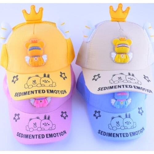 Doitbest Children mesh Baseball Cap summer Hip Hop Crown wings kids sun Hats Boys Girls Caps spring child snapback Hat gorras