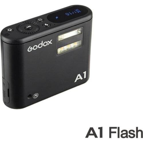 Godox A1 Smartphone Flash System 2.4G Wireless Flash Flash Trigger Constant Led Light with Battery for iPhone X 8 plus