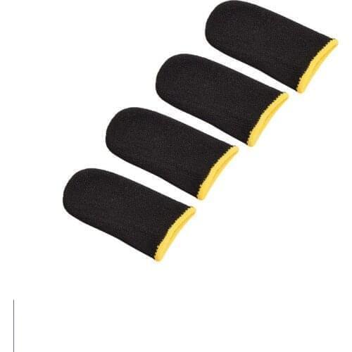 2pcs Finger Cover Game Controller for PUBG Sweat Proof Non-Scratch Sensitive Touch Screen Gaming Finger Thumb Sleeve Gloves