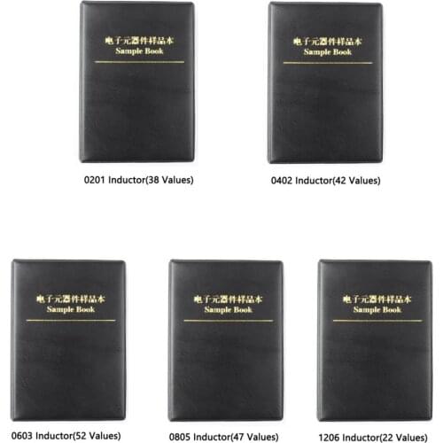 0201/1206/0402/0805 SMD Chip Inductance Assorted Kit Sample Book 550-2100pcs