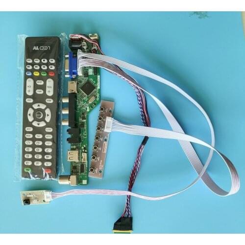 Kit for LTN116AT06-L02 40pin 1366x768 HDMI LCD VGA USB TV AV LVDS Audio Screen remote LED panel Controller board Display 11.6"