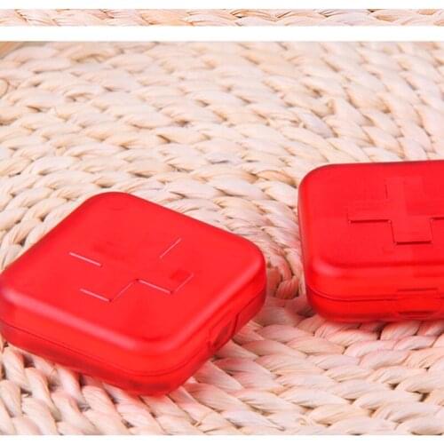 4 Slot Pill Box Medicine Case Portable Organizer Container Dropshipping DFA