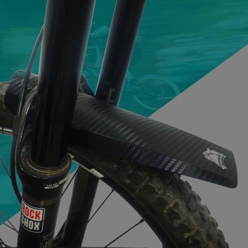 Carbon Fiber Printed Mountain Bike Fender, Universal Front/Rear Bicycle Wheel Mudguard