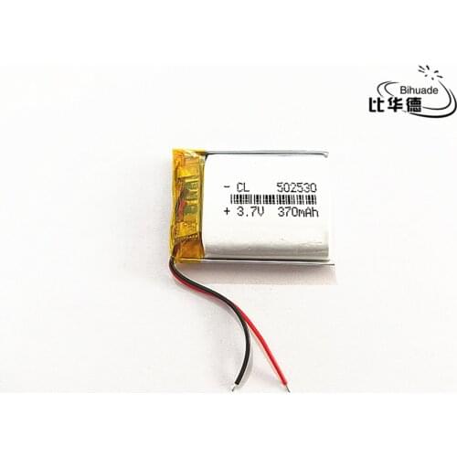 Liter energy battery 5pcs/lot 3.7V 502530 370 mah lithium-ion polymer battery CE FCC ROHS certification authority
