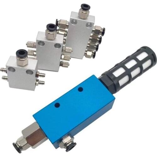 Manipulator pneumatic quality sucker Sucker seat air exhaust vacuum generator olenoid valve air pipe assembly