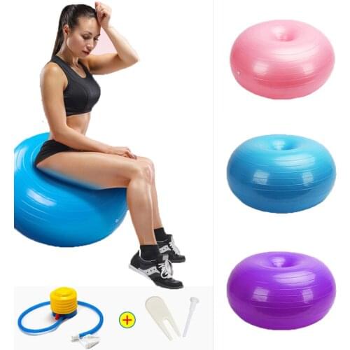 PVC Exercise Ball Yoga Ball Thickened Explosion-proof Massage Balls Sports Gym Balance Balls Pilates Equipment Workout From Home