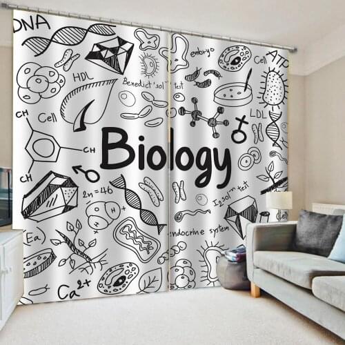 Luxury Blackout 3D Curtains For Living room Bedding room Office black and white curtains Blackout curtain