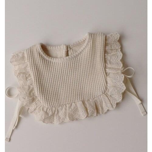Cute Hollow Lace Princess Baby Vest Autumn Girl Sweet Outside Windproof Cotton Q1FE